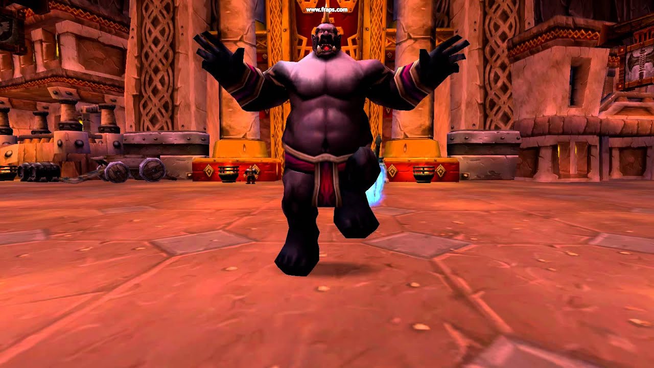 OGRE DANCING IN IRONFORGE