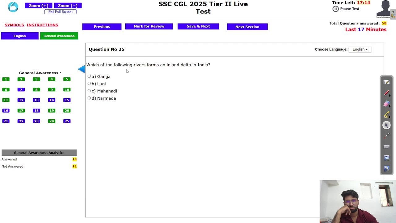 Olieboard live Mock 2-4 Jan 2026| SSC CGL Mains 2025|