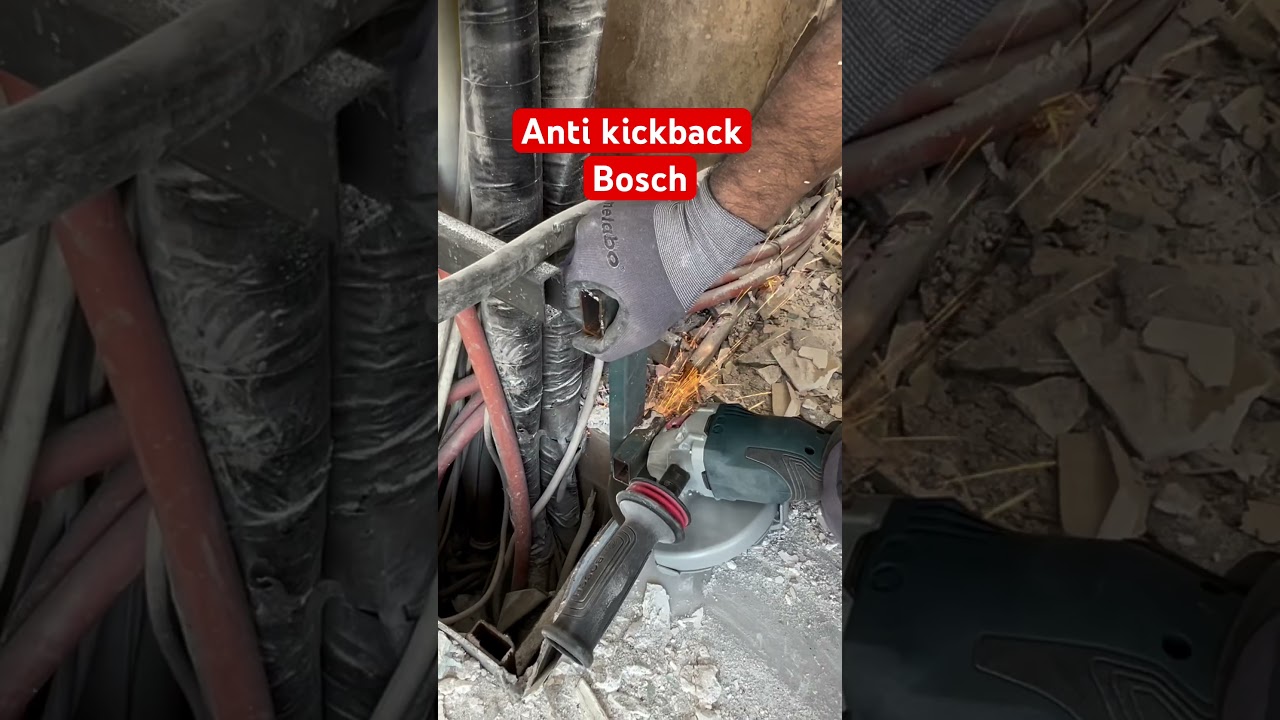 Bosch, Intelligent Brake System, KickBack Control for high user protection -GWS 18V-180