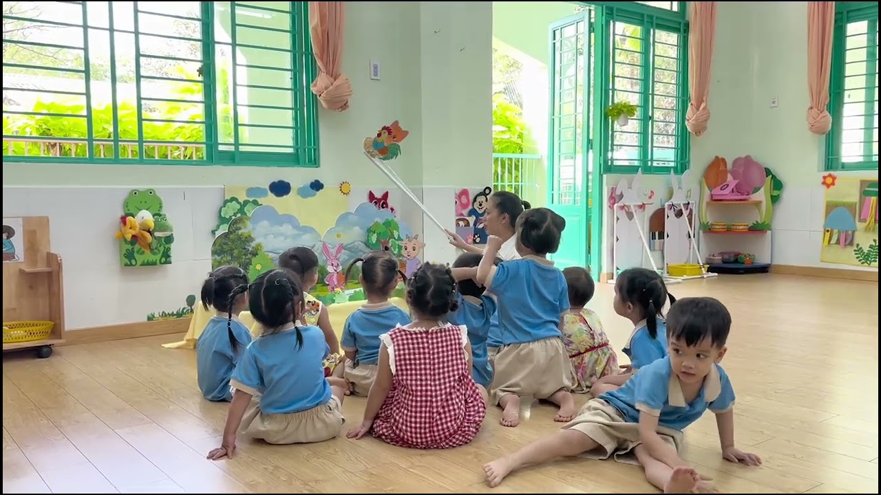 Kể chuyện  Thỏ con ăn gì  Lớp nhà trẻ