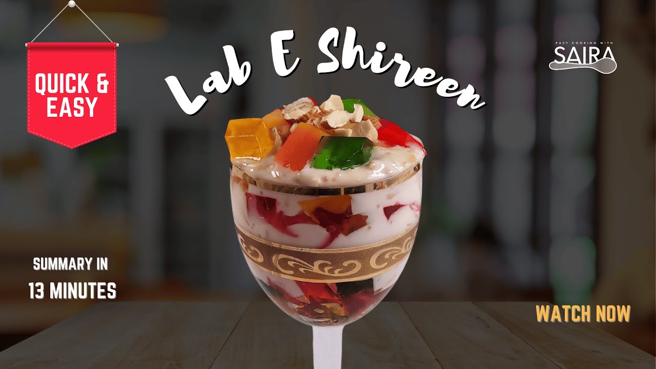 Lab-e-Shireen Recipe | Creamy, Fruity & Irresistibly Sweet! 🍓🍮