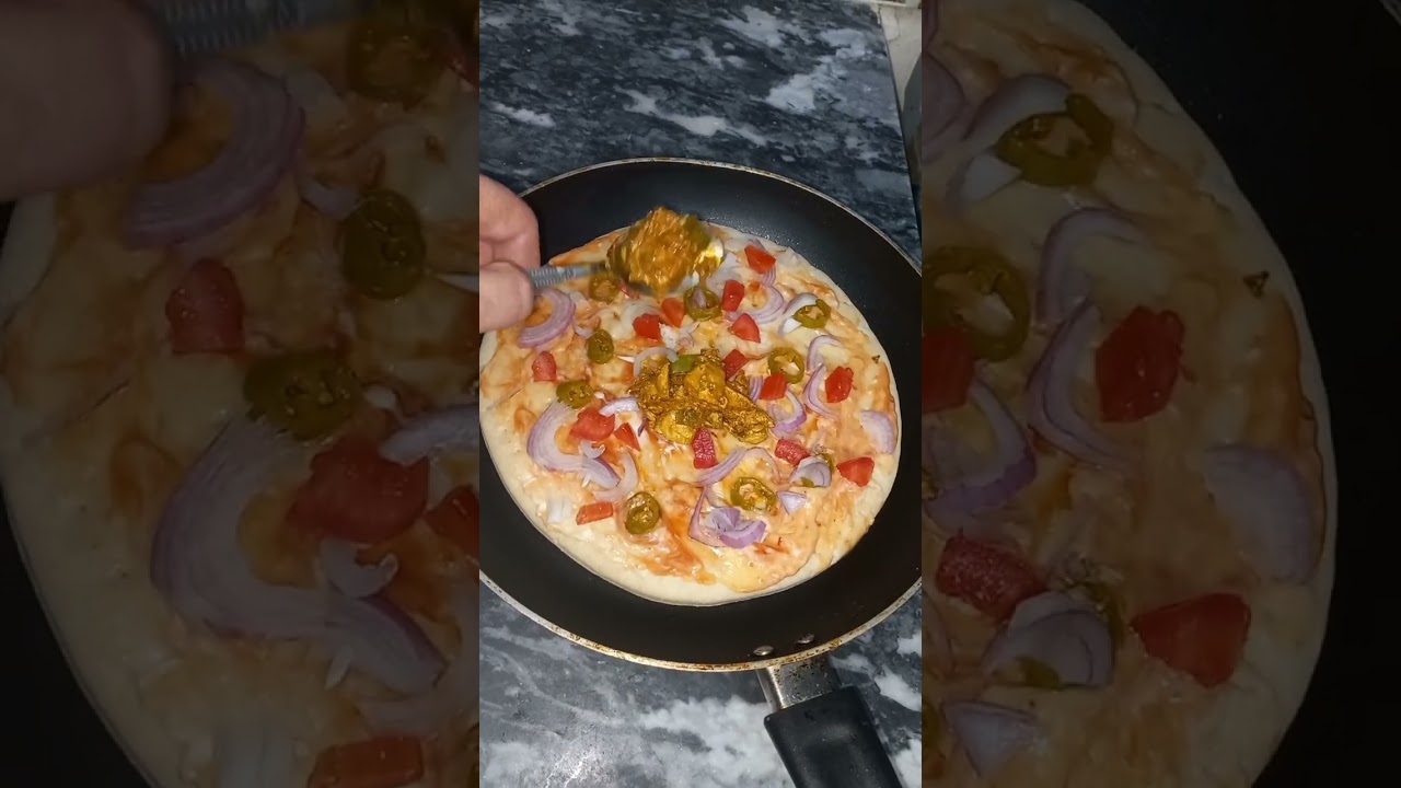 Ramzan special pan pizza recipe #pizzarecipe 