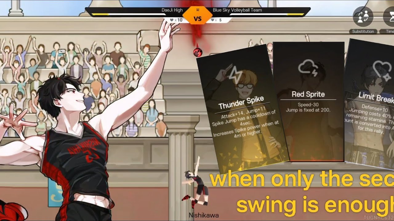 When only the second swing is enough 