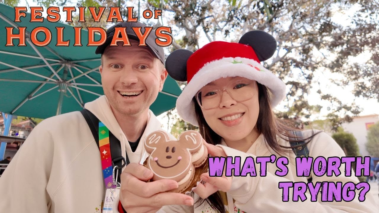 Festival of Holidays 2024 - What's Worth Trying? | Disneyland | Sip & Savor Pass Breakdown