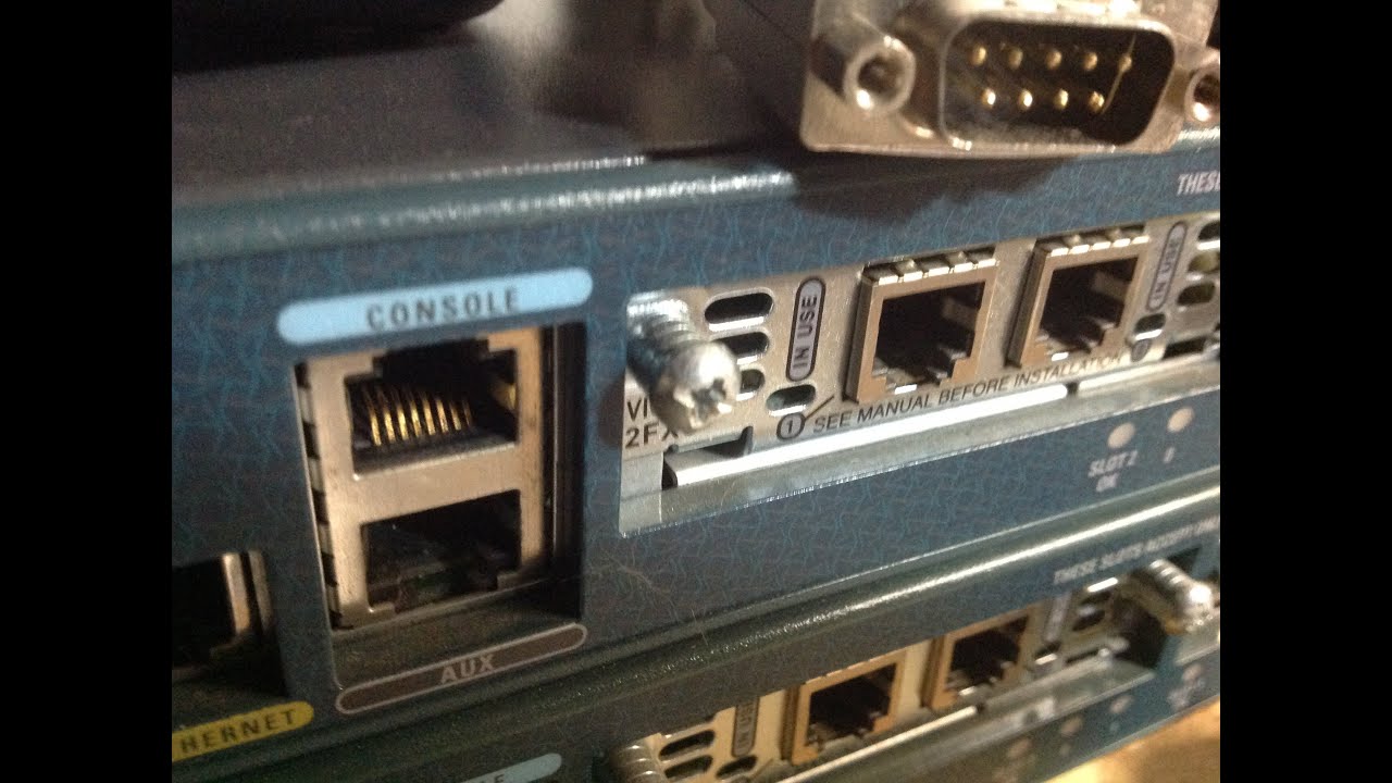 Подключитесь к консольному порту Cisco