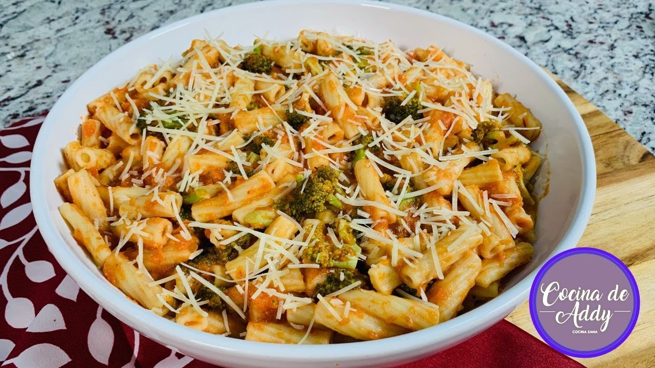 CERO GRASA en la Comida. SALSA p/PASTA CON BROCOLI Natural, Fácil y económica / Cocina de Addy