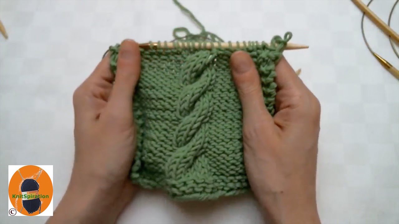 Kössünk! Minta 6 - Jobbra dőlő csavart minta