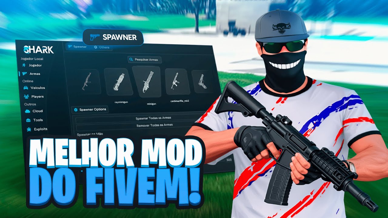 MOD MENU SHARK V5 🦈 - MOSTREI TUDO DO MELHOR MOD MENU DO MOMENTO - PRA ZARALHAR E FAZER RP 🤣