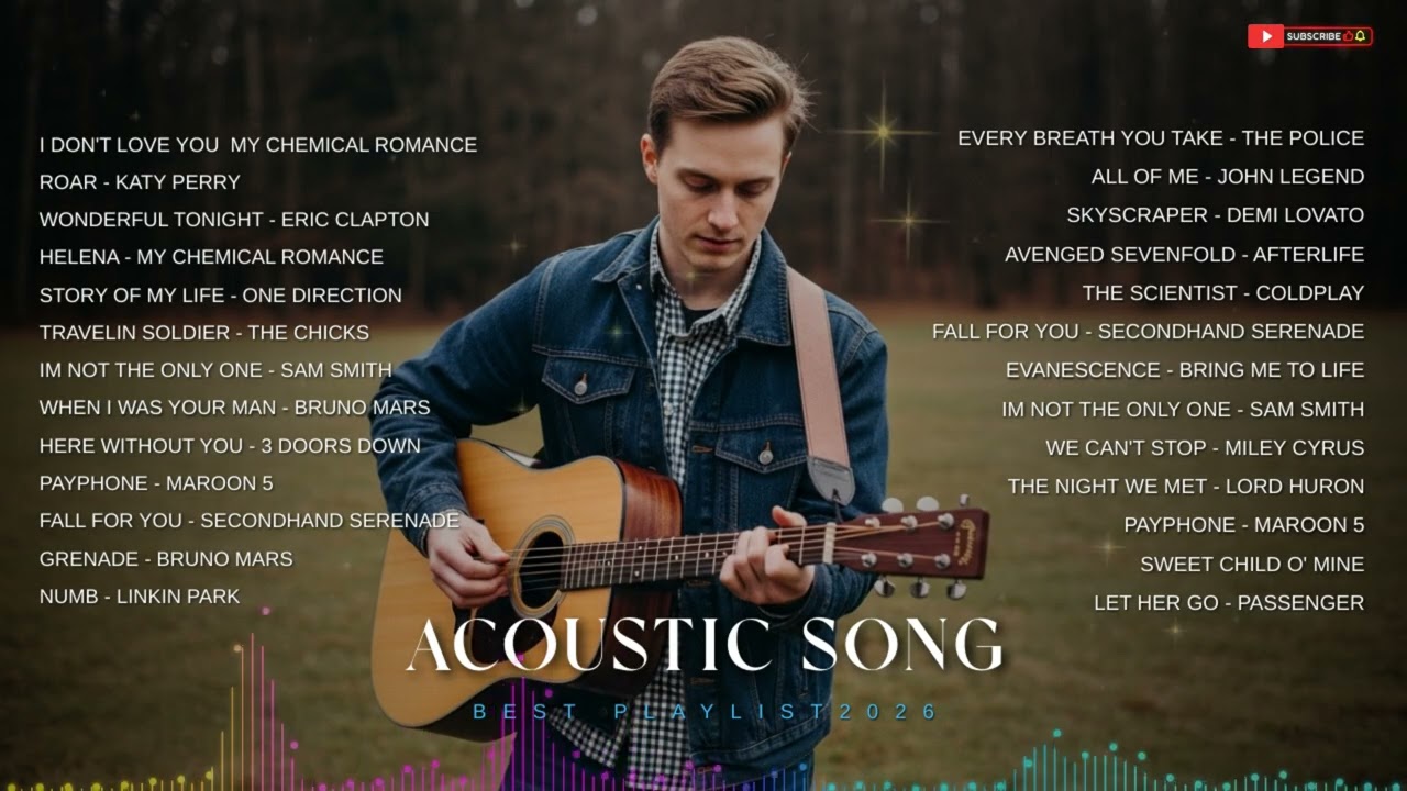 Late Night Acoustic Playlist 2026 | Top Spotify Song 2026 &ndash; Sam Smith, Coldplay