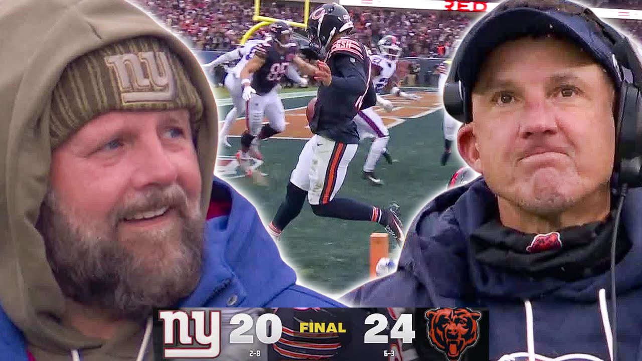 4TH QUARTER CALEB?!?! | Giants vs Bears CRAZY ENDING