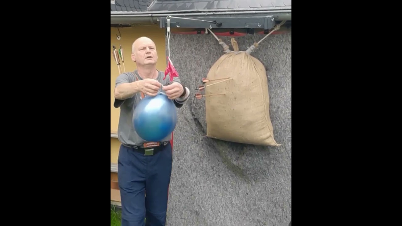 Bogenschie&szlig;en, Zielscheiben-Alternativen, Teil 1: der Jute-Schie&szlig;sack