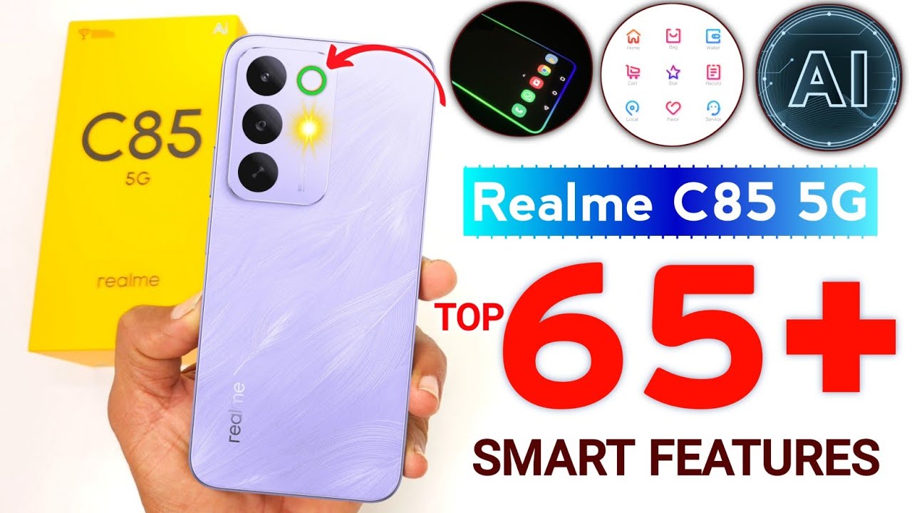 65+ Smart Features | Realme C85 5G Tips and Tricks Hidden Features