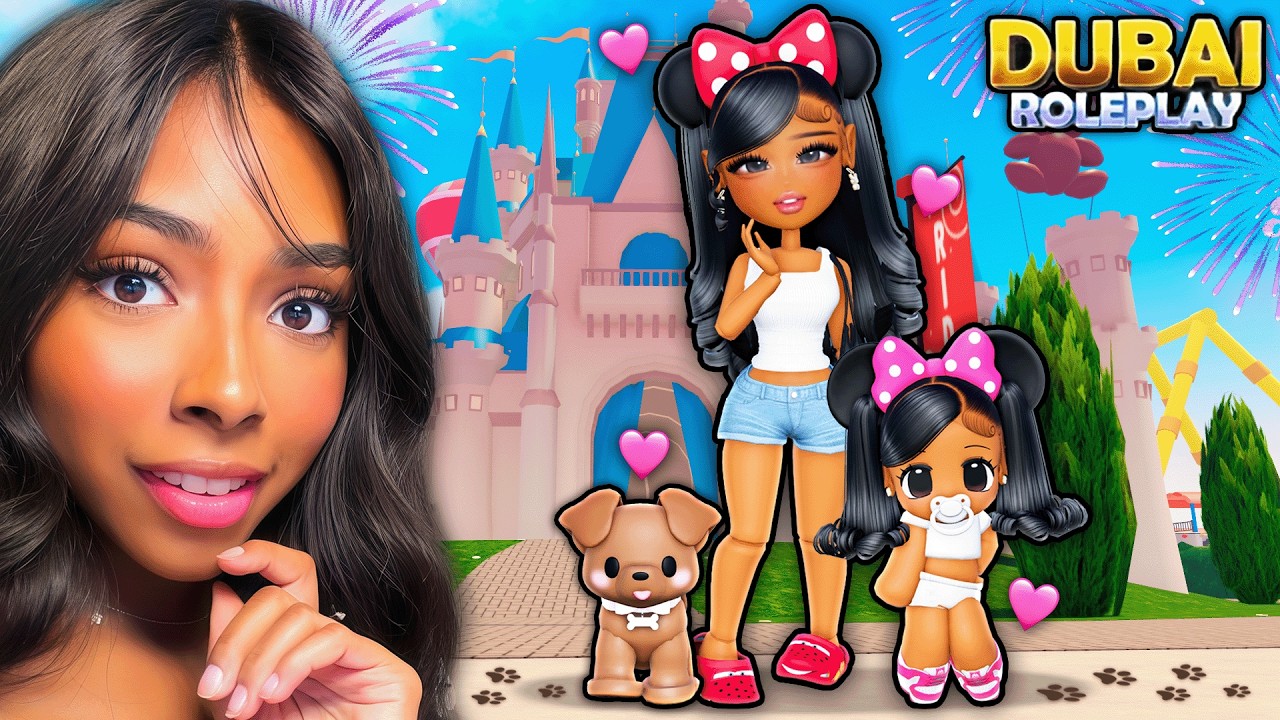 REALISTIC Mom And Daughter GO TO DISNEYLAND IN DUBAI RP ⭐  (Dubai RP)