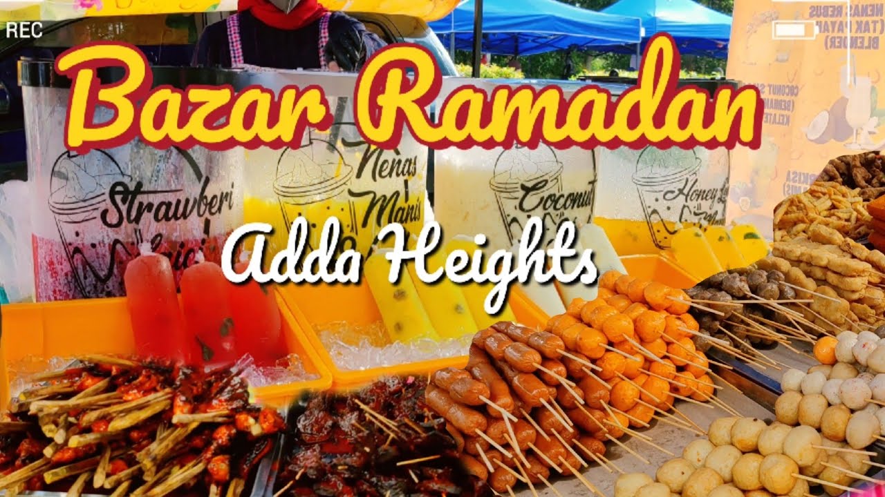 Bazar Ramadan Adda Heights 2022, Johor Bahru Malaysia. Street Foods.