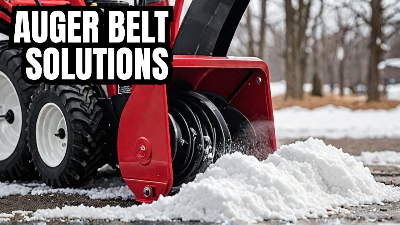 2 Simple Fixes For Your Toro 721 Auger Belt Issues