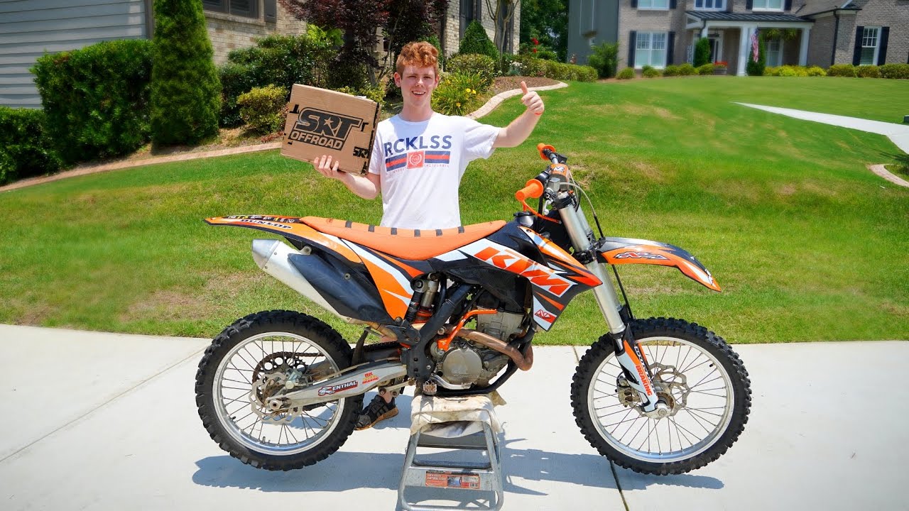 Putting FINISHING TOUCHES On The KTM! - $1000 KTM 250 SXF Build Complete!
