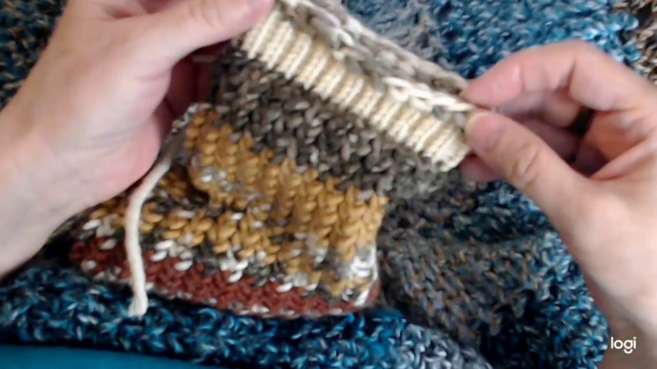 Very Stretchy Bind Off On a Round Project  to match the Crochet Chain Cast On loom knit