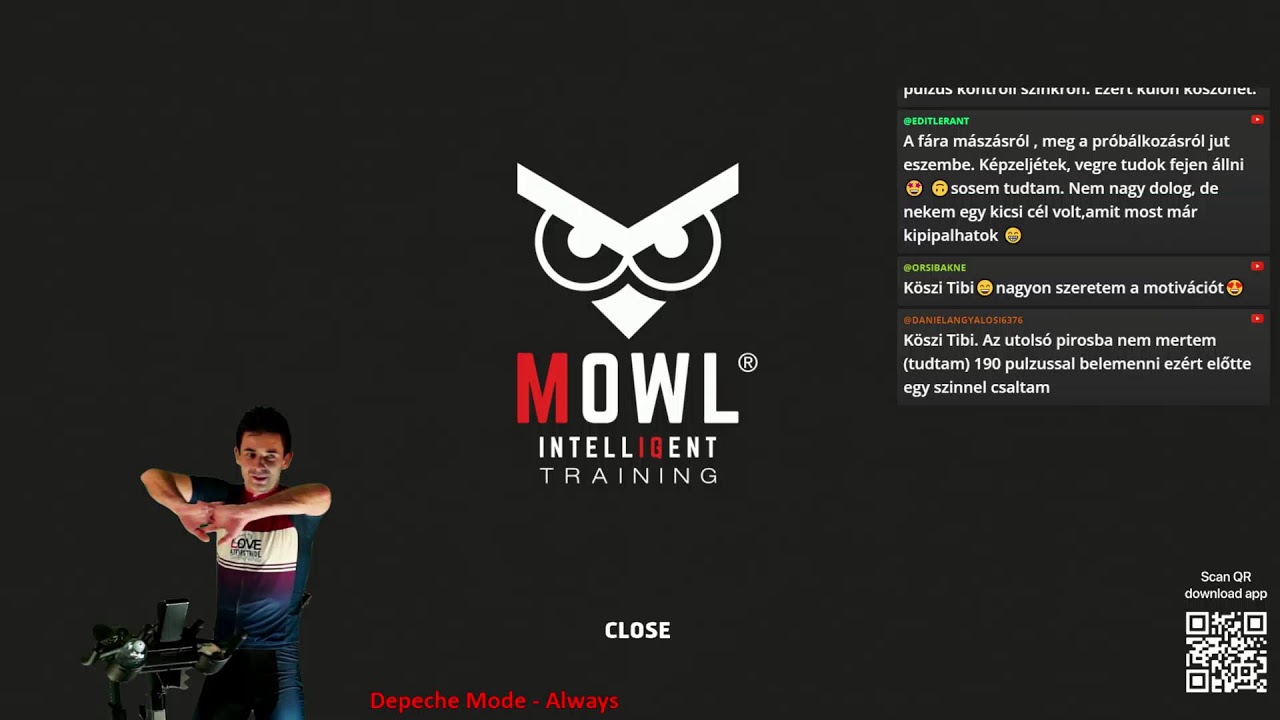 713. ÉLŐ Online SPINNING edzés Tibivel - Intelligent Cycling