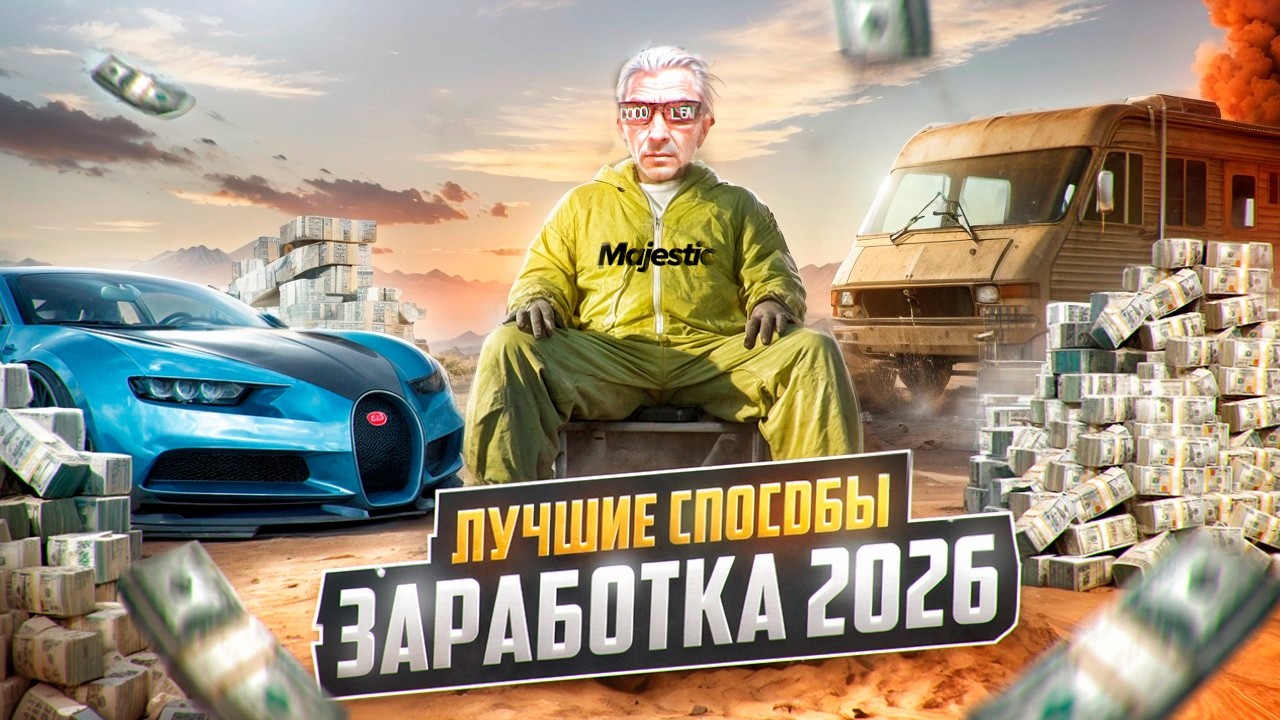 ЛУЧШИЕ СПОСОБЫ ЗАРАБОТКА 2026 на MAJESTIC RP - КАК ЗАРАБОТАТЬ МНОГО ДЕНЕГ?
