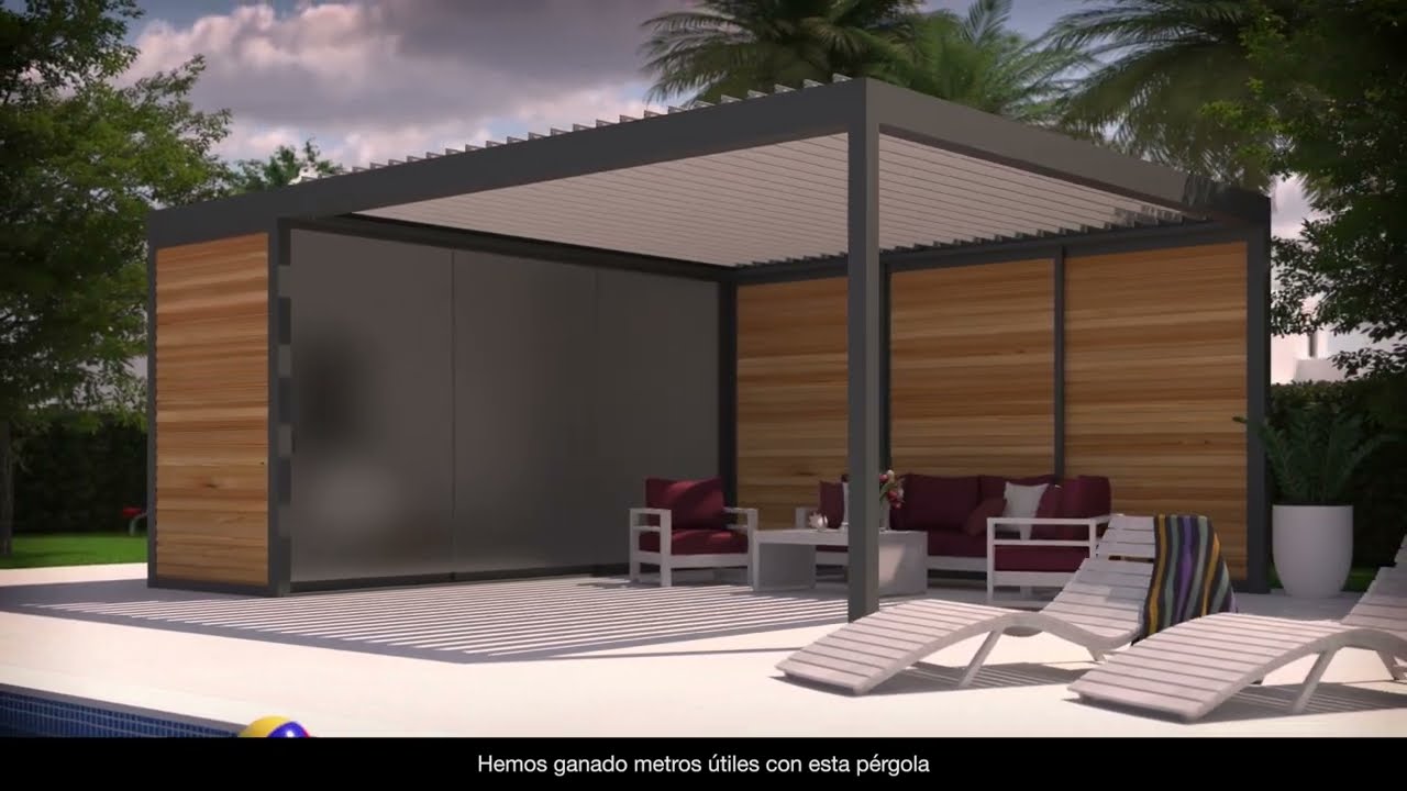 P&eacute;rgolas bioclim&aacute;ticas para jard&iacute;n y piscina | D`Glass Aluminium Systems.