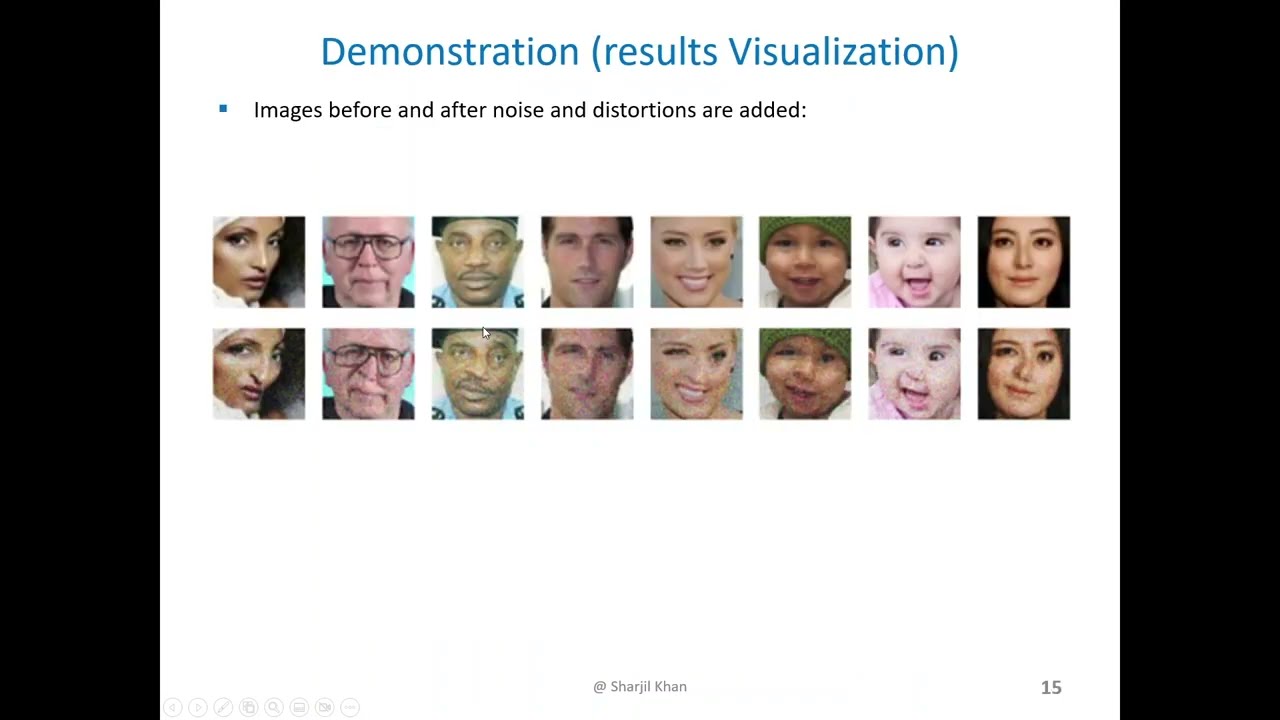 Reconstruction of Face Image from Distorted Image