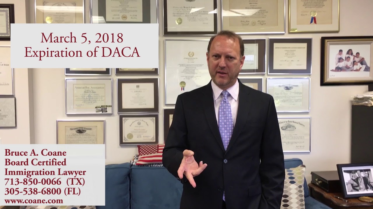 Dreamers and the End of DACA, with Board Certified Immigration Attorney Bruce Coane
