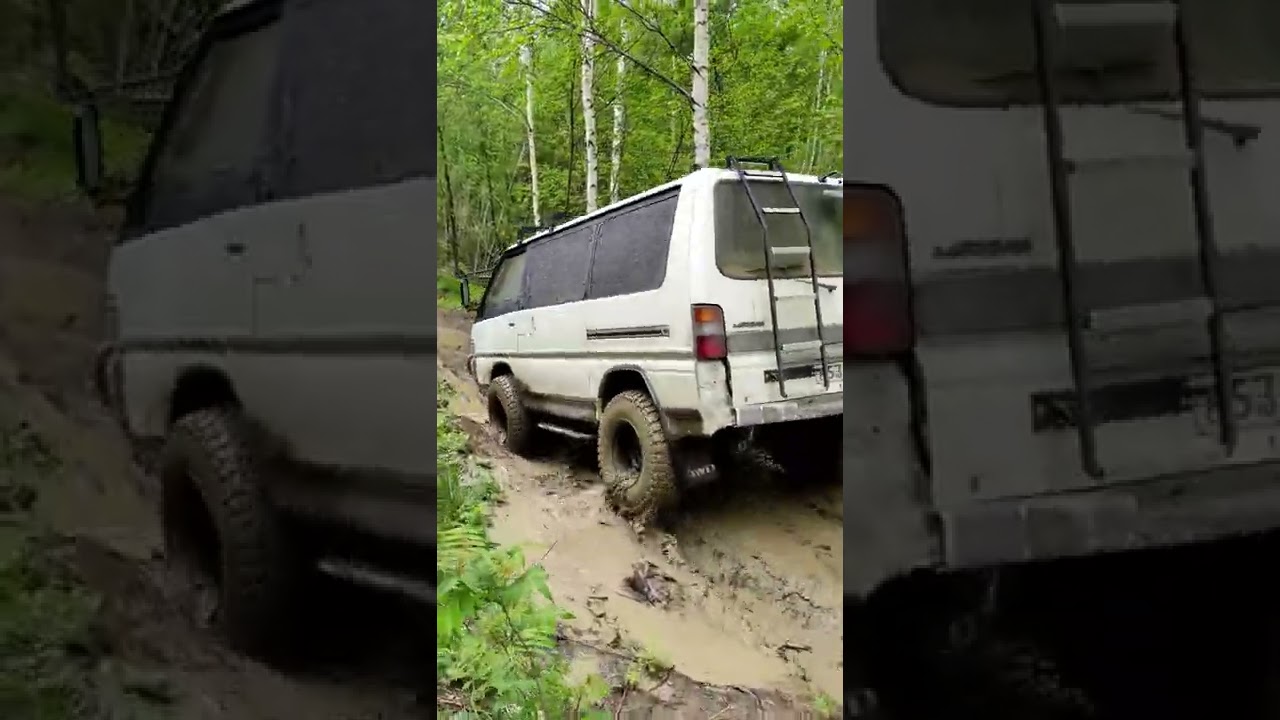 Mitsubishi Delica Дорога на озеро Болонь