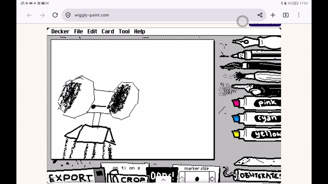 I'm drawing frogbot in wiggle art. Com💙💛💙💛💙💛💙:) 