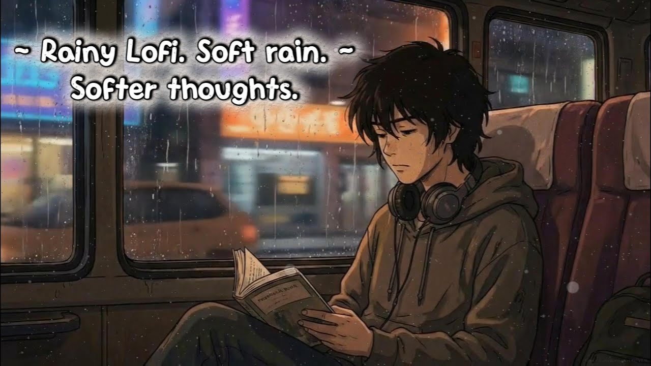 Rainy Lofi 🌧️ Soft Rain, Softer Thoughts | Chill Beats for Focus & Reading (1 Hour)