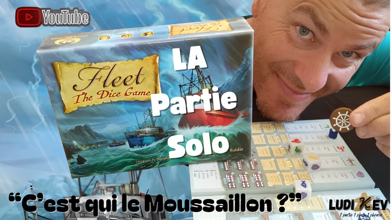 Fleet the dice game - partie solo - LudiKev