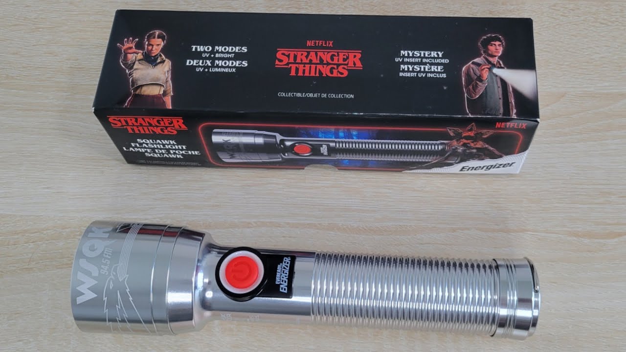 DEMOGORGON DETECTOR! 😱 Testing the ENERGIZER STRANGER THINGS UV Flashlight