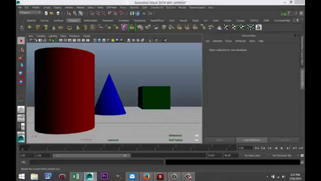 Maya 2014 tutorial : Depth of Field and Blur
