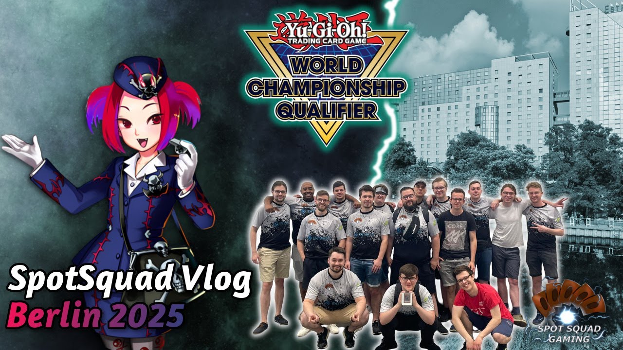 YuGiOh! #EUWCQ 2025 #BERLIN - Vanquish Soul best deck - SpotSquadGaming in the capital | #vlog |