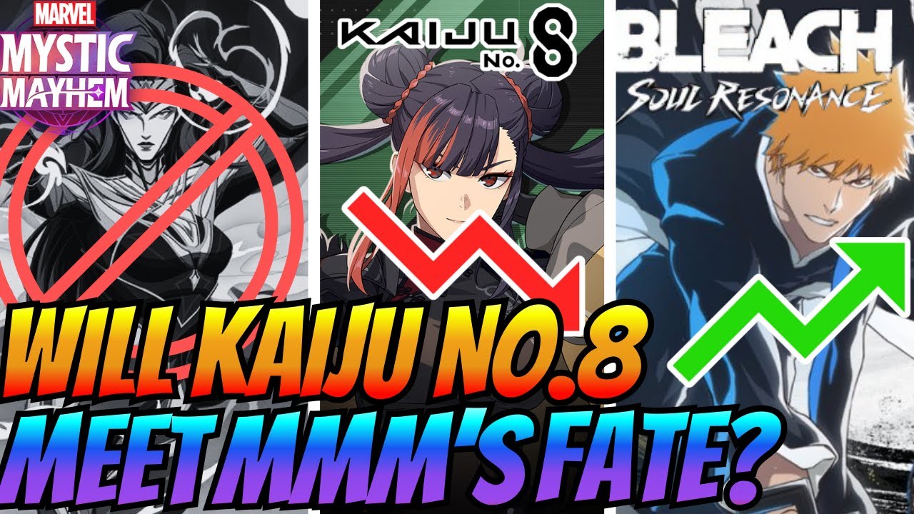 MMM IS GONE! WILL KAIJU NO. 8 BE NEXT? BLEACH IS DESTROYING IT AND IT IS OBVIOUS WHY! GATCHA REVENUE