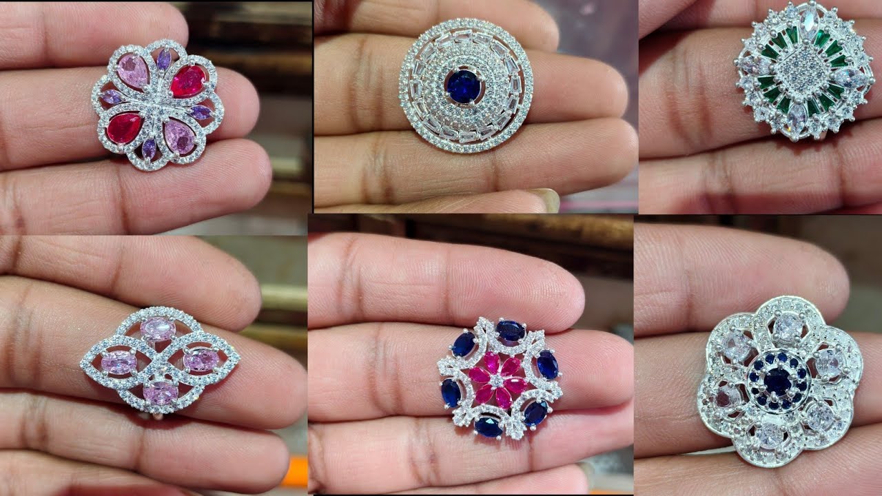 Latest silver ring design for girls || chandi ki jhodha ring // new ring // ring jewellers