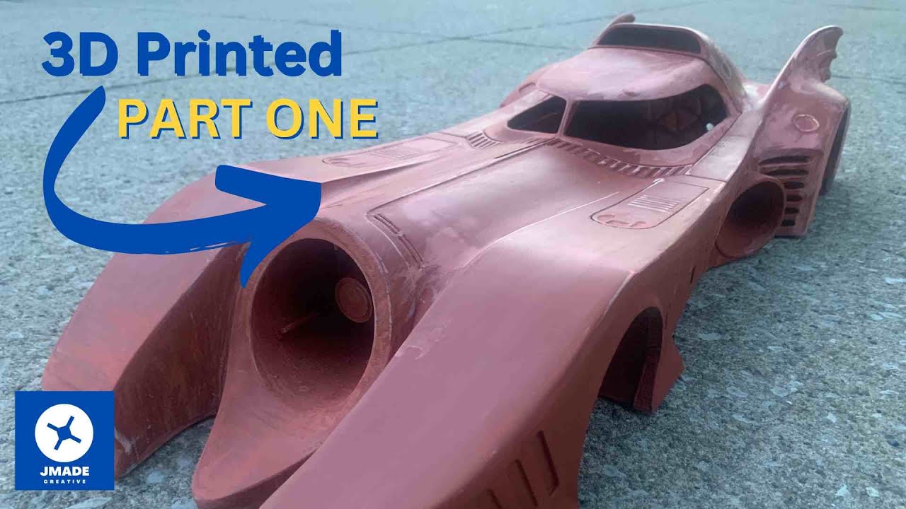 How I made Batman’s car! 3D Printed Batmobile Part 1