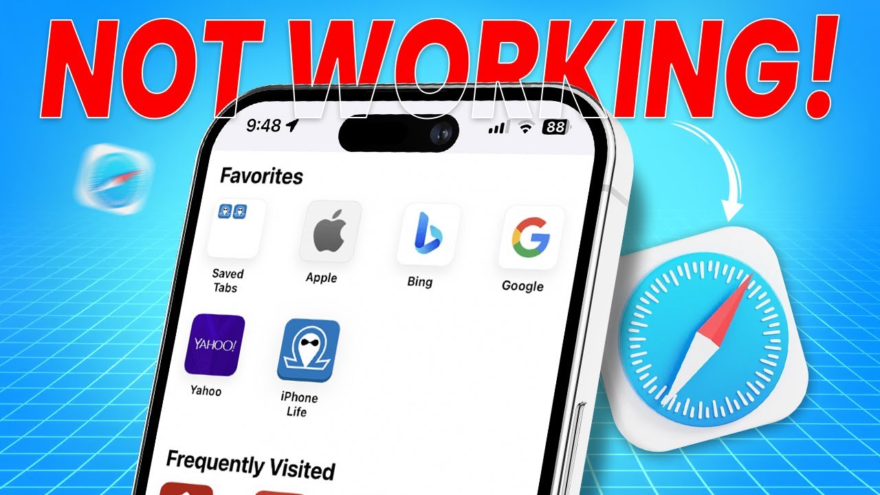 How to Solve Safari Browser Not Working on iPhone | Quick Fixes for Safari Issues