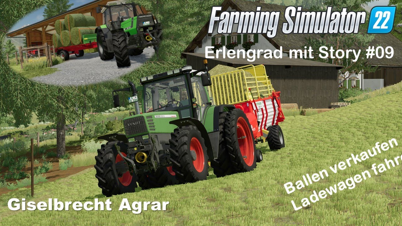 [LS22] Erlengrat mit Story #09 | Ballen verkaufen und Heu einfahren!