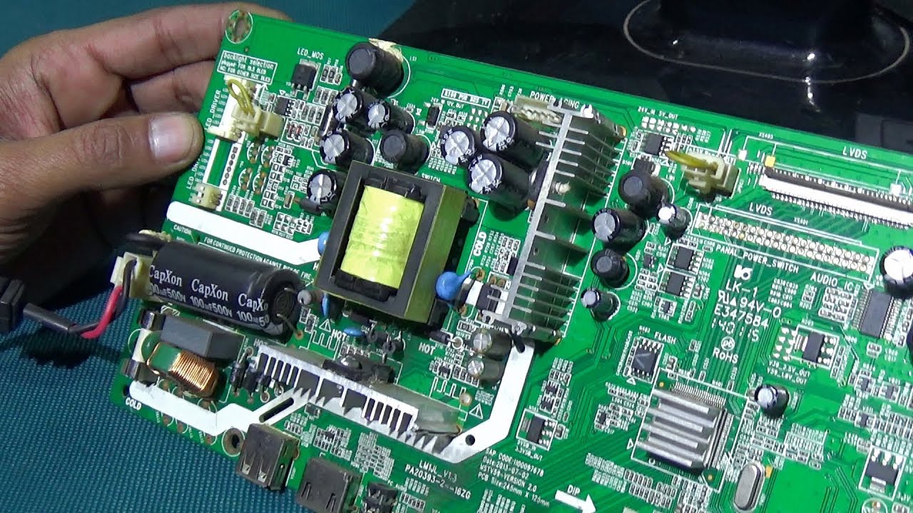 How To Repair Power Problem Of A LED Television (Step By Step) - Bengali Tutorial