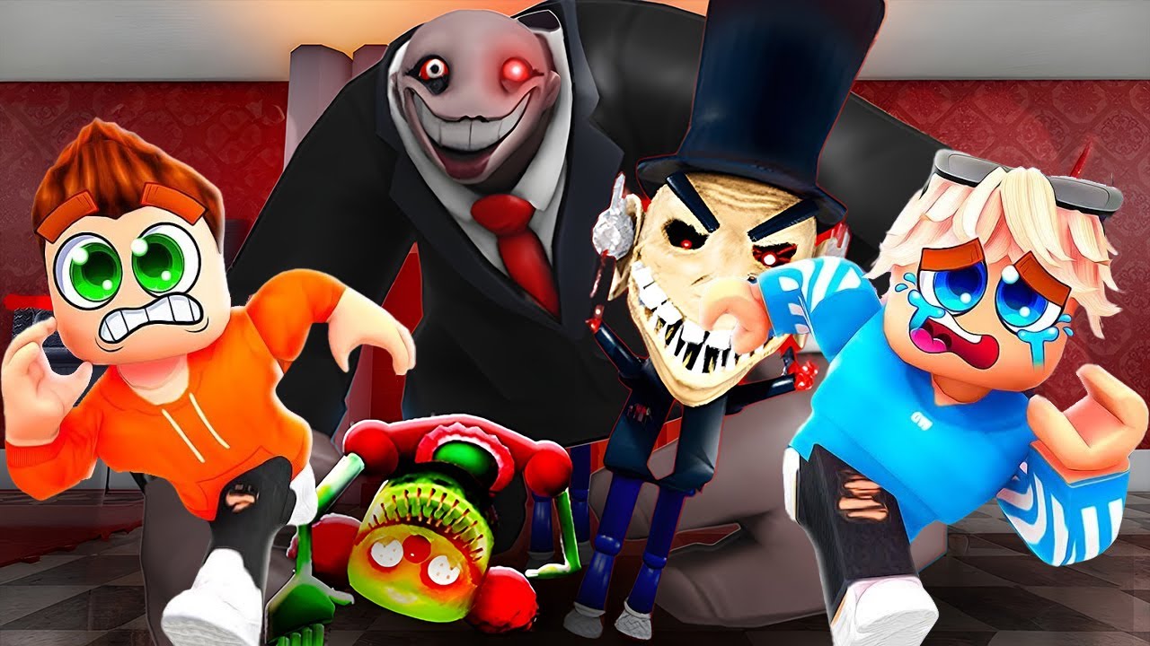 Entkomme ALLEN MONSTERN in Roblox!!😭😱 (Mr. Scary, Mr. Yummy, Mr. Crazy)