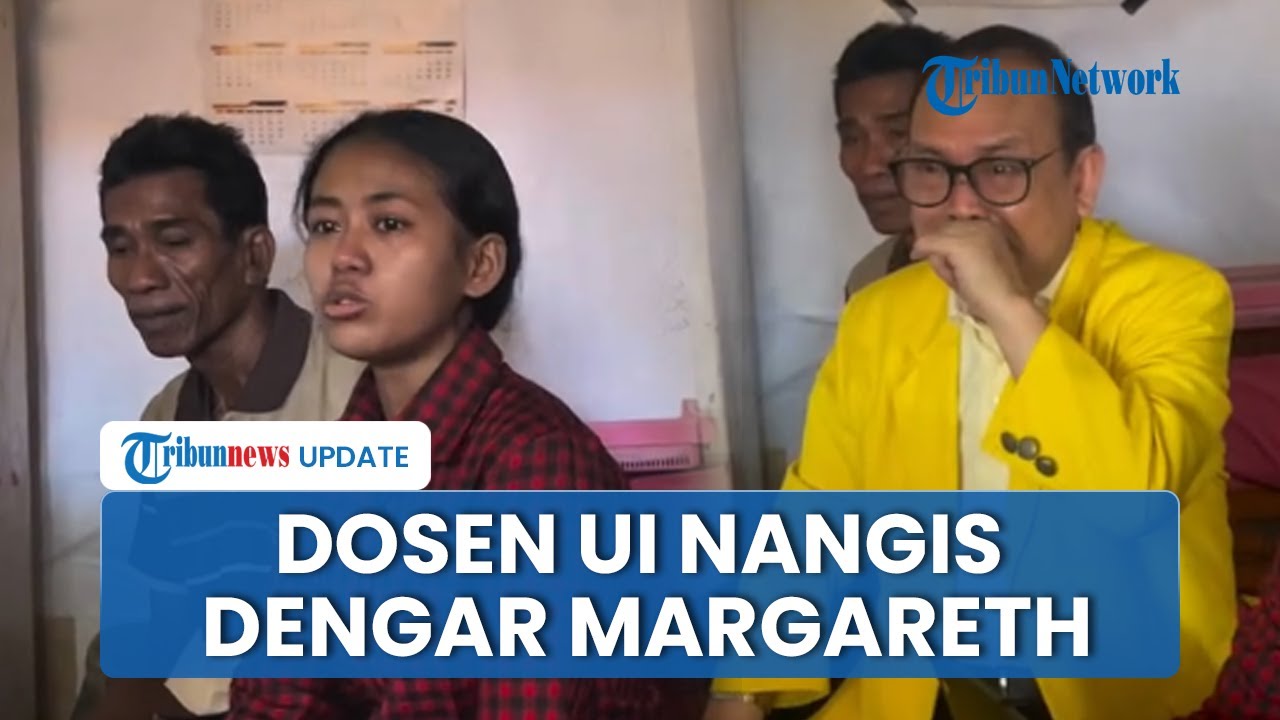 Momen Haru Pak Dibyo Dosen UI Menangis saat Datangi Margareth Anak Kuli di Kupang yang Lolos UI