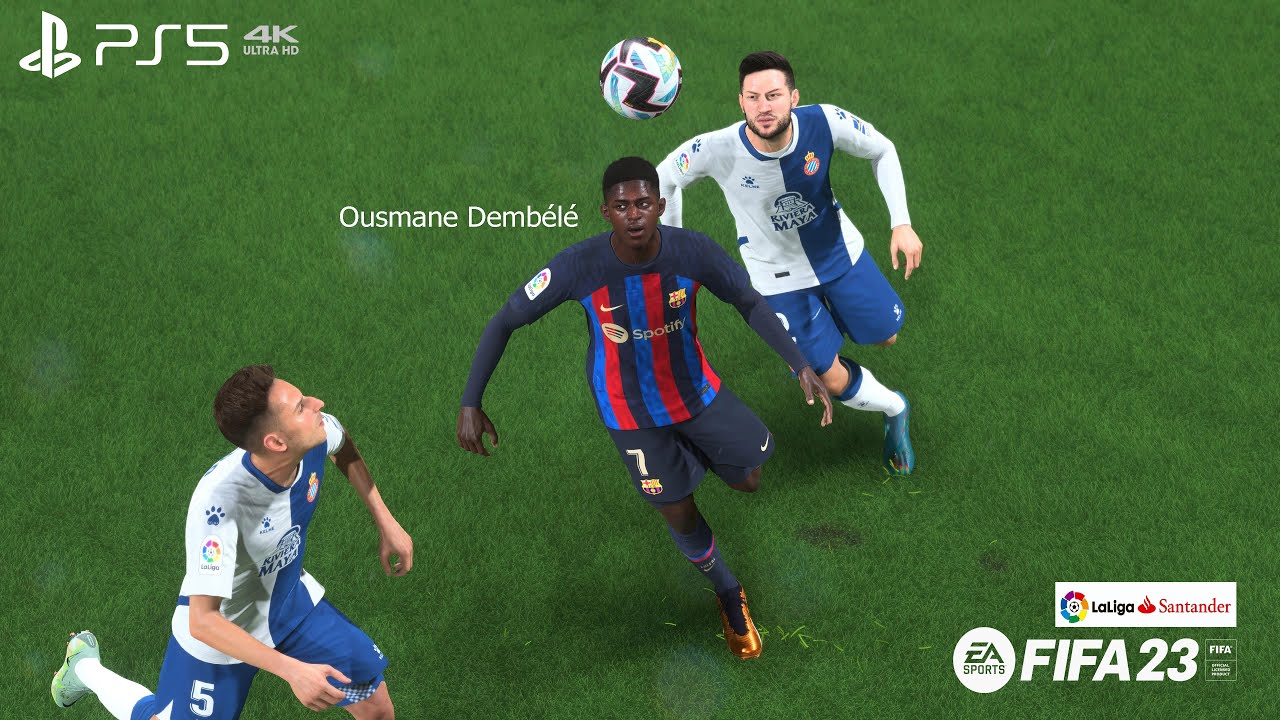 Full Match FC Barcelona 8 - 1 RCD Espanyol Laliga Season 2023 // FIFA 23 4K HDR PS5 Gameplay