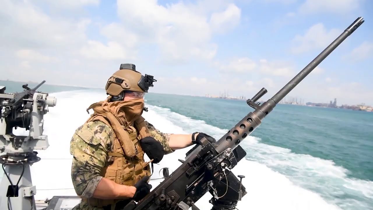 Mark VI Patrol Boat Gunnery Exercise &bull; Bahrain (2020)