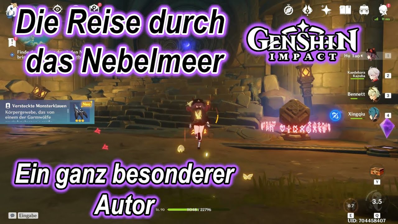 💪Genshin Impact - Weltauftrag: Die Reise durch das Nebelmeer - Ein ganz besonderer Autor💪