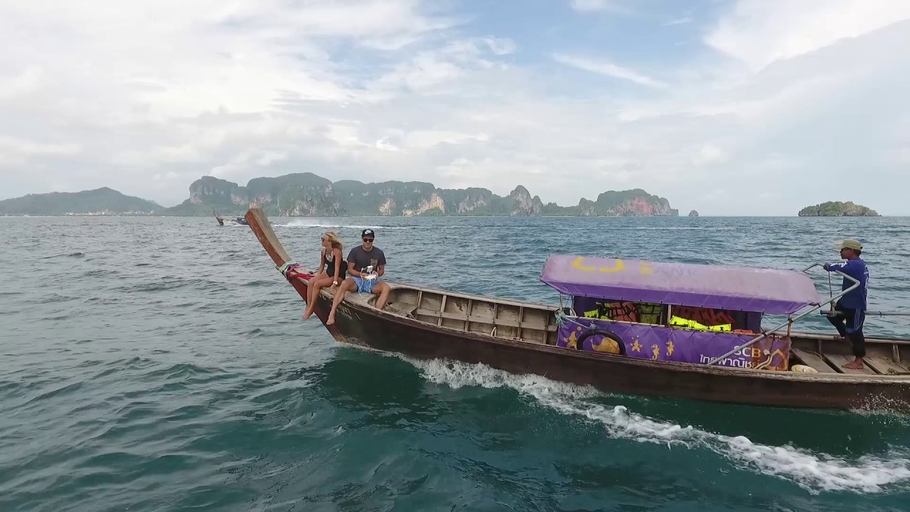Krabi Thailand Drone Clip By Boat