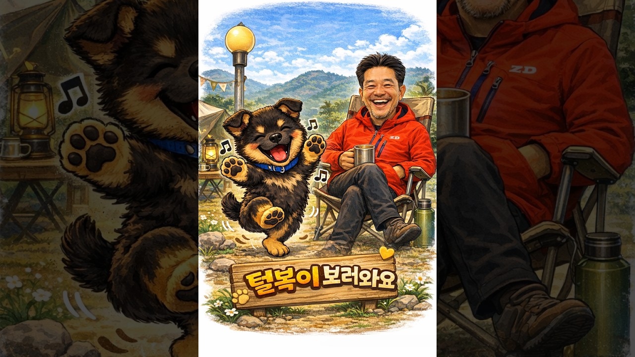 반려견 털복이 추자도 바다낚시 적응훈련