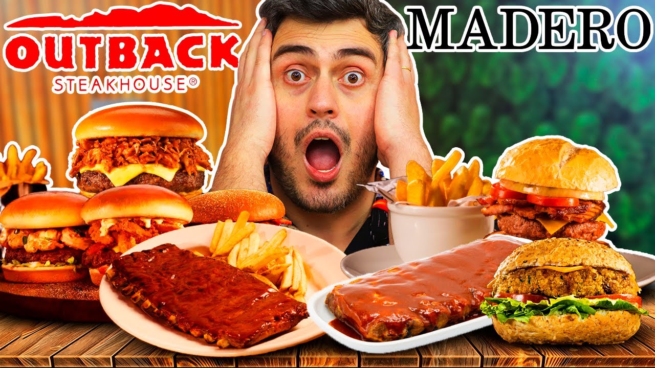 MADERO VS OUTBACK! QUAL O MELHOR HAMBURGUER PREMIUM?