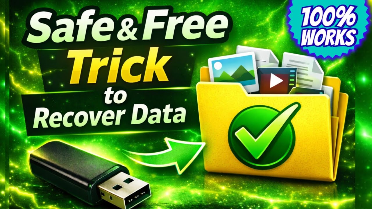 How to Recover Deleted or Formatted Data from Pen Drive for FREE (Step by Step)