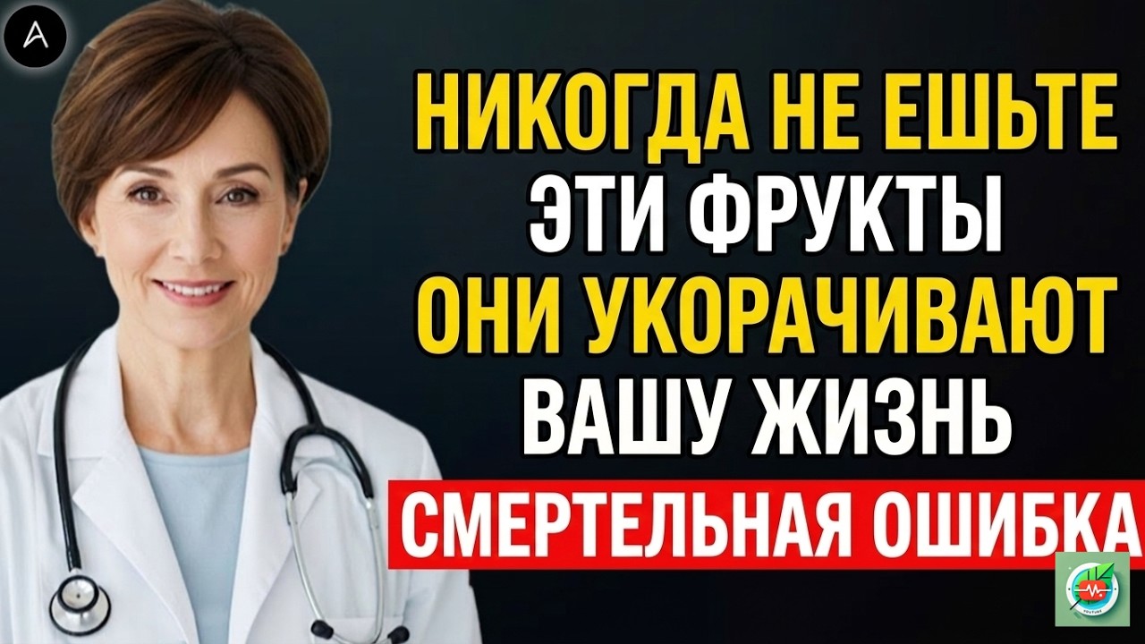 Какие 4 фрукта — ЯД, а какие — ПРОДЛЯТ ЖИЗНЬ?