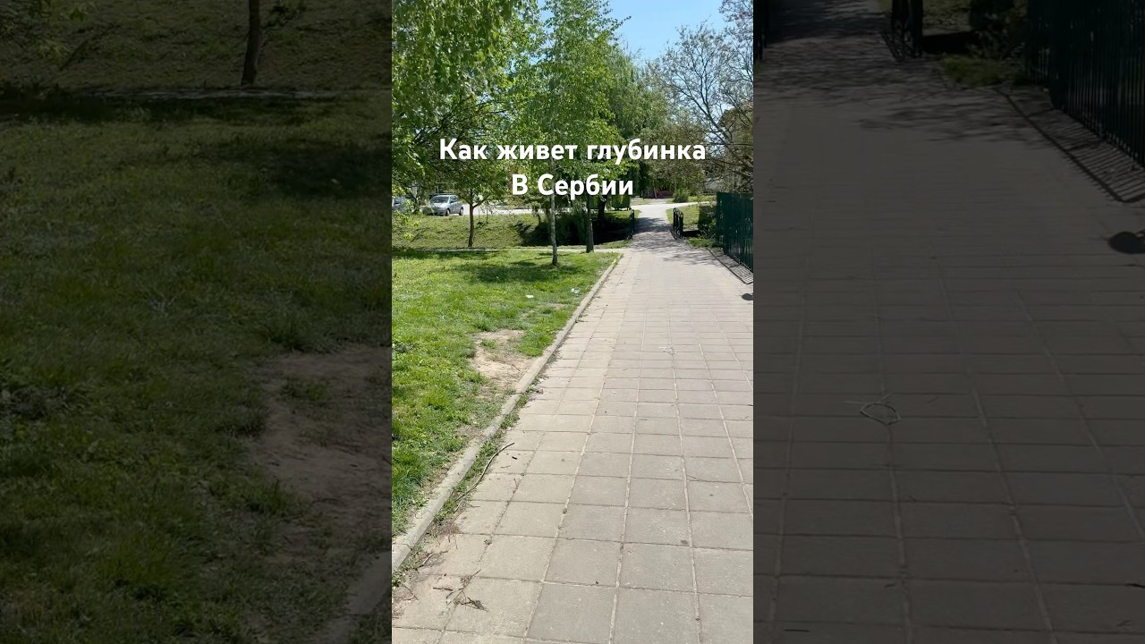 Жизнь в глубинке Сербии,как передвигаются старушки 